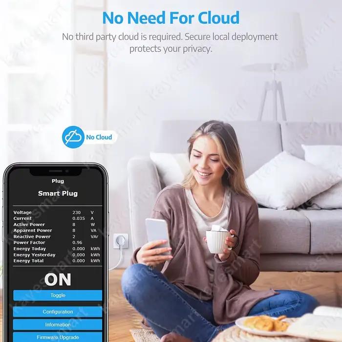 Prise intelligente Tasmota préprogrammée avec firmware TASMOTA