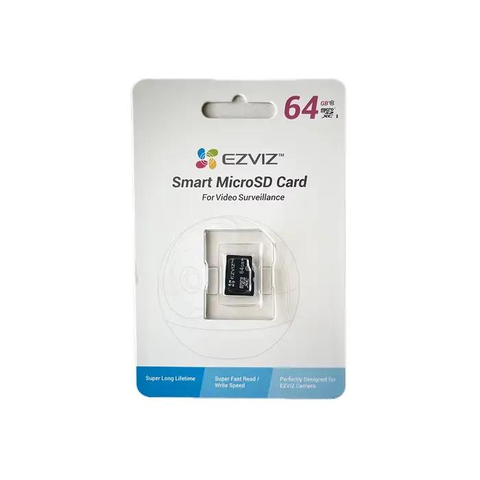 EZVIZ 32GB 64GB 128GB 256GB 512GB classe 10 haute vitesse lecture écriture carte MicroSD TF pour caméra de sécurité Hikvision