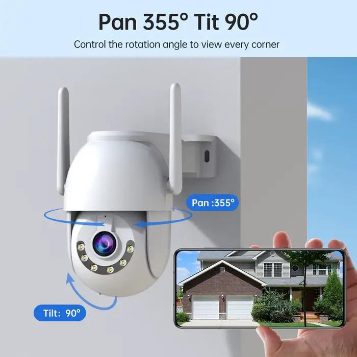 Caméra WiFi PTZ extérieure JOOAN 3MP avec zoom 5X