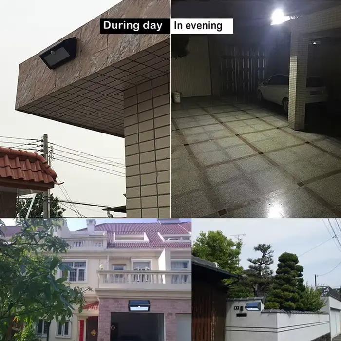 Lampes LED solaires extérieur étanche capteur de mouvement détecteur applique murale chemin Garage Patio éclairage sécurité veilleuses