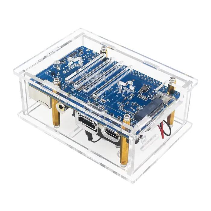 Boîtier en acrylique transparent pour Orange Pi 4 Pro