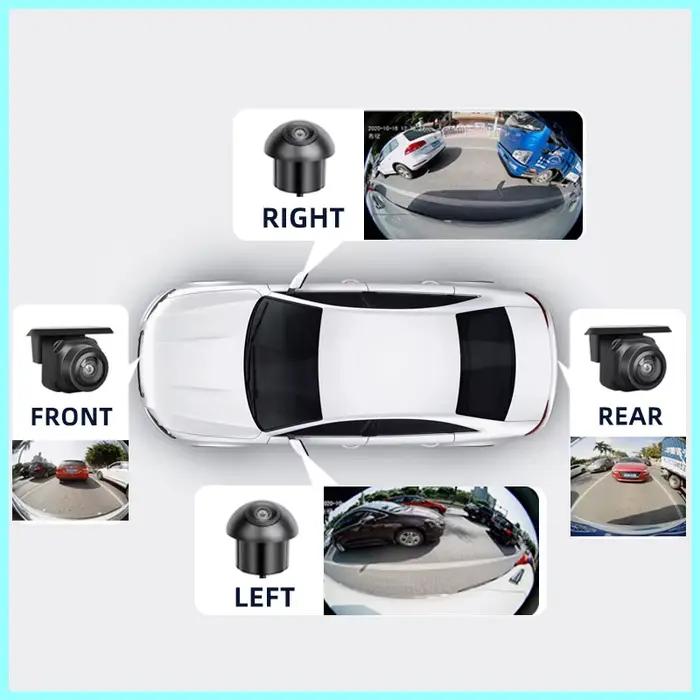 Système multimédia Android pour voiture avec caméra panoramique 360° intégrée