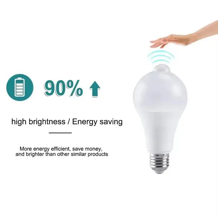 Ampoule LED avec détecteur de mouvement E27 B22 PIR