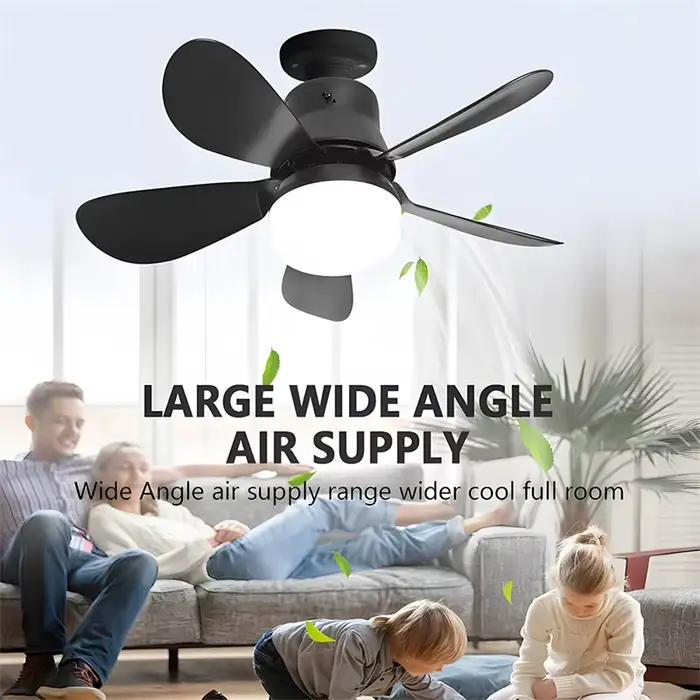 Ventilateur de plafond à douille avec télécommande