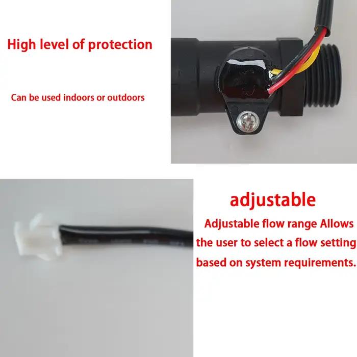 Chauffe-eau capteur de débit d'eau contrôle