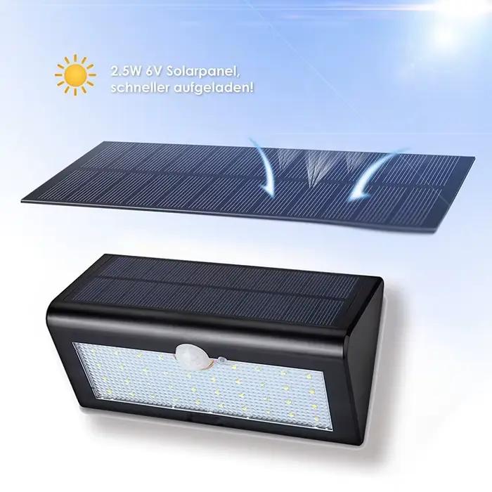 Lampes LED solaires extérieur étanche capteur de mouvement détecteur applique murale chemin Garage Patio éclairage sécurité veilleuses
