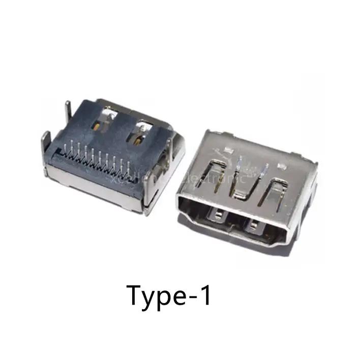 Connecteur d'interface HDMI HD SMD 19 broches 19P