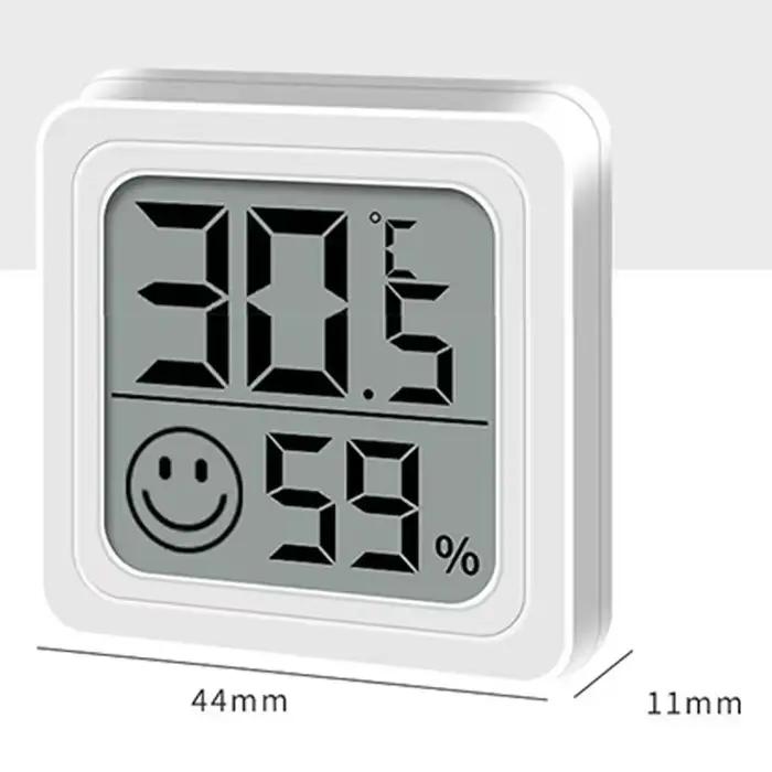 4 pièces thermomètre numérique hygromètre intérieur Mini température LCD moniteur électronique