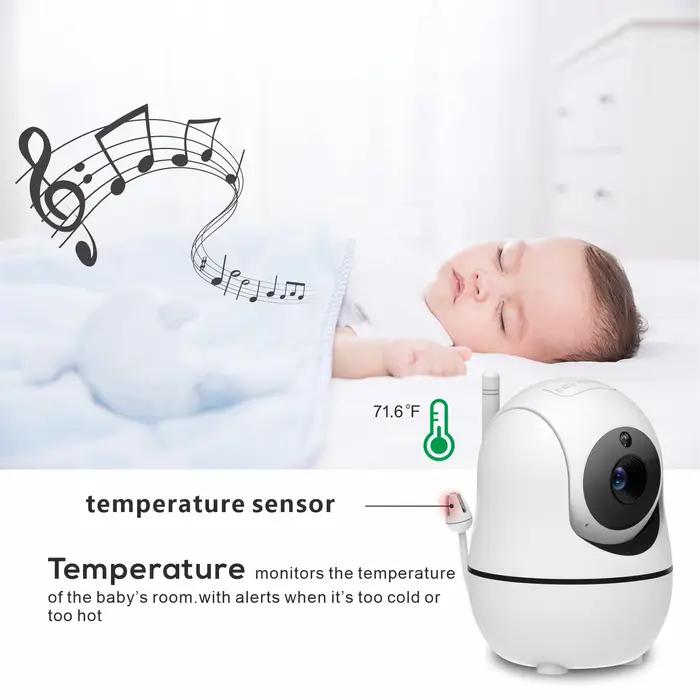 Moniteur vidéo pour bébé avec deux caméras et audio