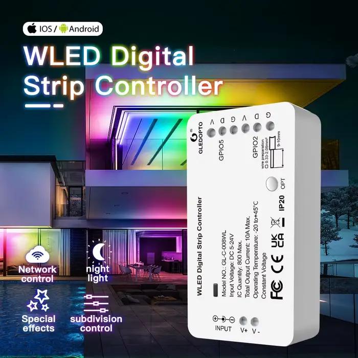 Contrôleur intelligent de bande LED WLED