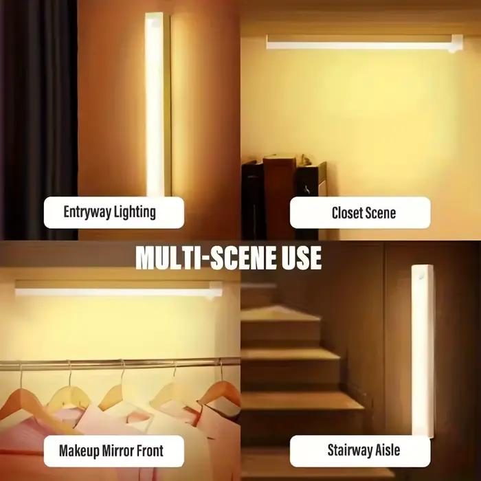 Lumière LED sans fil à détecteur de mouvement pour intérieur