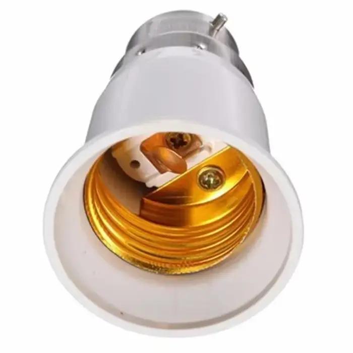 Convertisseur de douilles de lampe B22 à E27 support de base de lampe adaptateur de douille de lumière à vis pour usage domestique et professionnel adapté à divers types de luminaires et ampoules occasions spéciales