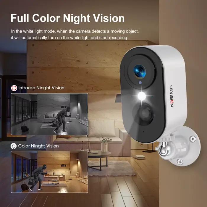 LS VISION UBOX 4G caméra de sécurité Wifi extérieure 4MP
