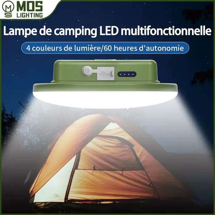 MOSLIGHTING rechargeable Camping forte lumière avec aimant zoom portable lampe de poche tente