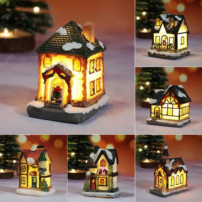 Décorations lumineuses de maison de noël pour ornements de maison