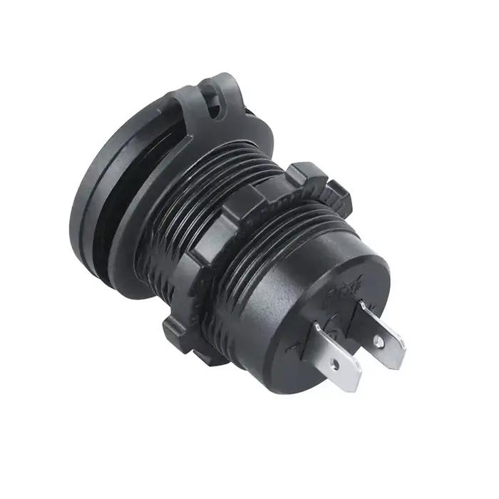 Prise de chargeur de voiture double type-c et double USB