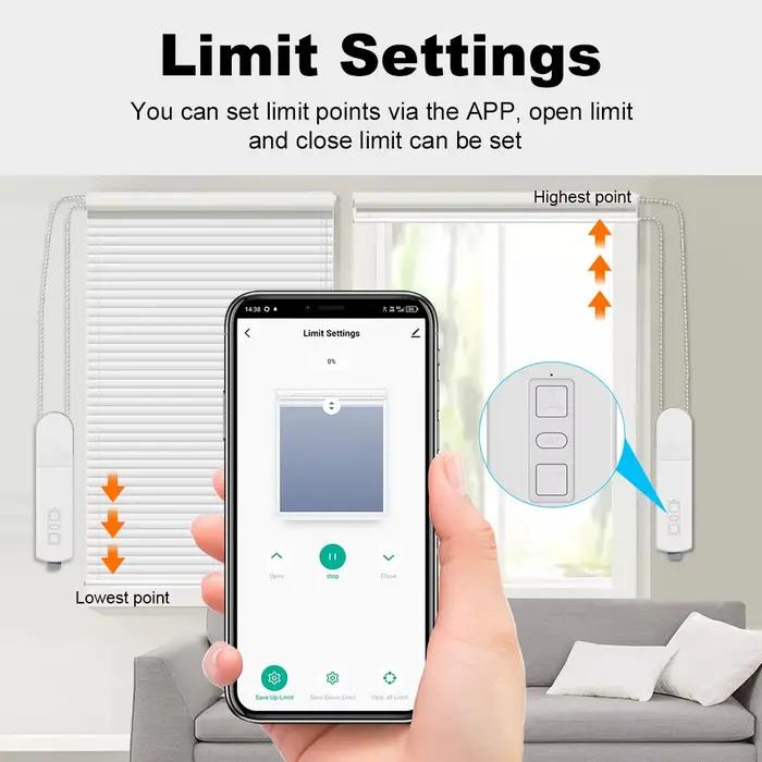 Moteur de rideau électrique intelligent Zigbee DIY pour stores, volets et stores enrouleurs, compatible Tuya, Alexa, Google Home, Alice