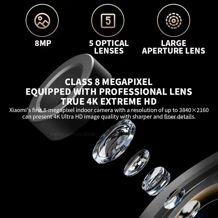 Caméra intelligente Xiaomi C700 4K Ultra Low Light Full-color avec reconnaissance faciale IA
