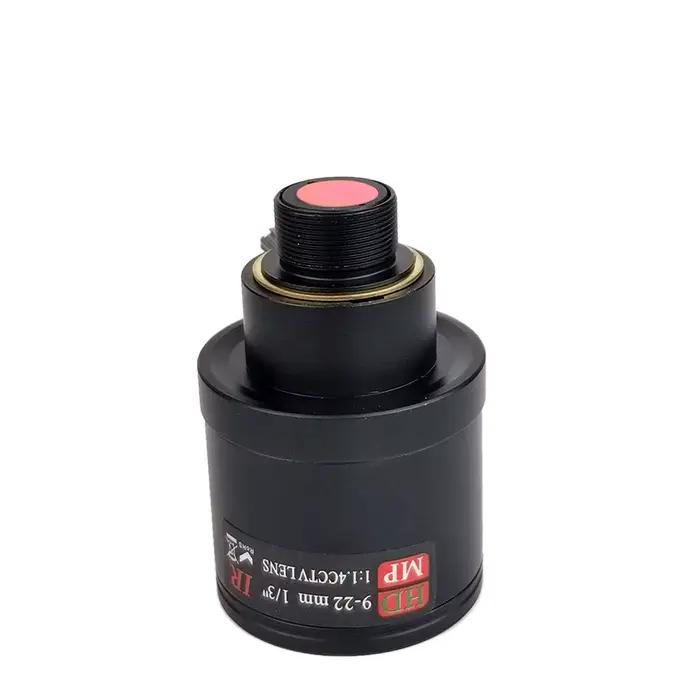 Caméra CCTV HD, objectif varifocal manuel 9-22mm 6-22mm 2.8-12mm avec filtre IR