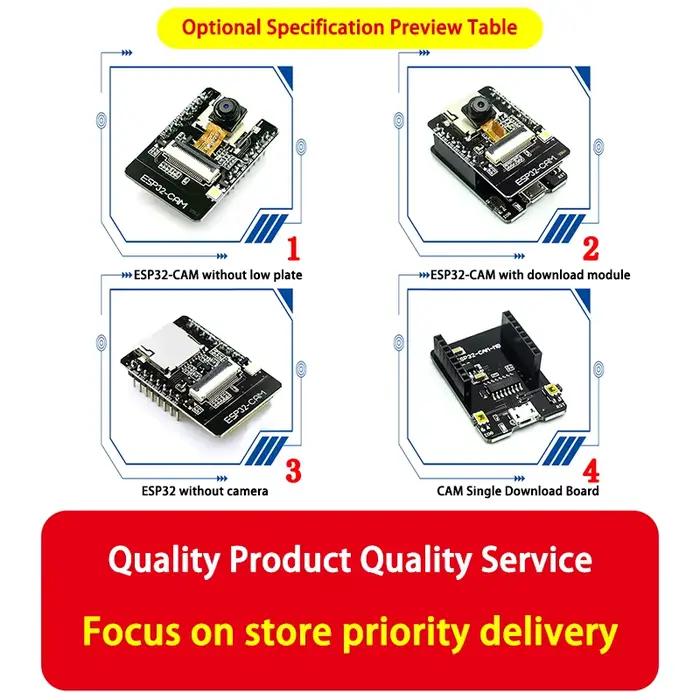 Carte de développement ESP32 CAM avec module OV3660, module WIFI bluetooth