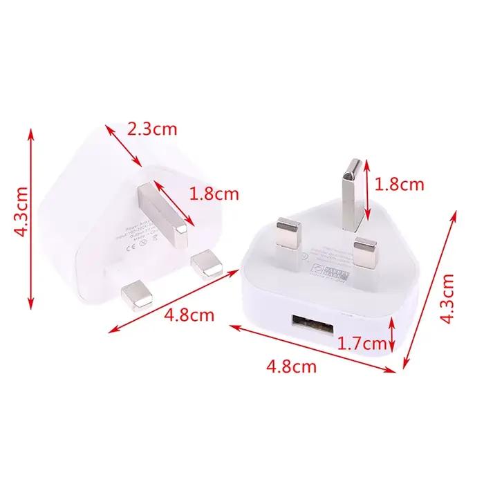 Adaptateur de chargeur mural universel à 3 broches