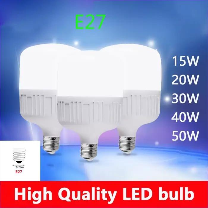 50/40/30/20/15W LED ampoule E27 vis bouche lumières Protection des yeux économie d'énergie lampe intérieur salon chambre bureau éclairage