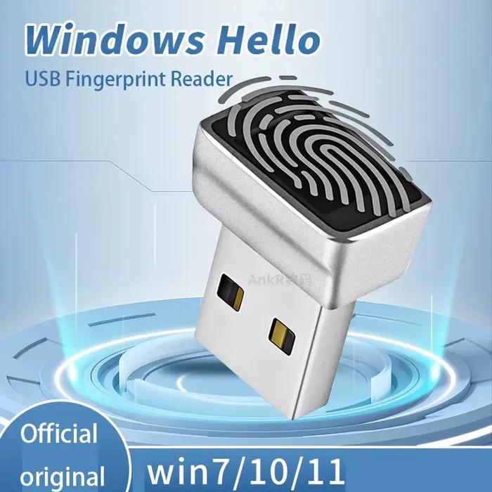 Module de lecteur d'empreintes digitales USB 2025 Plus pour Windows10 、11 Hello
