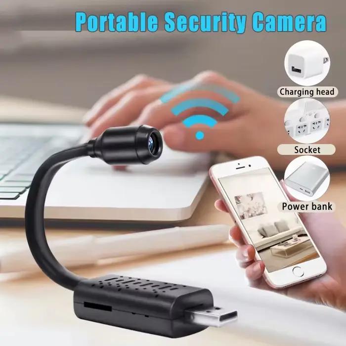 Mini caméra portable USB WiFi sans fil 120 °
