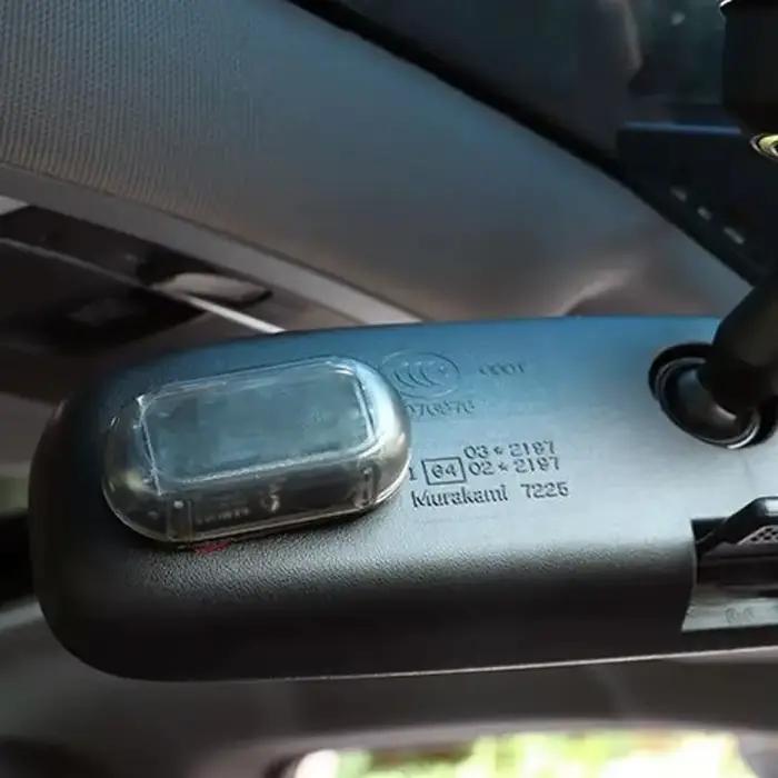 1 pièce Lampe de sécurité factice à LED solaire