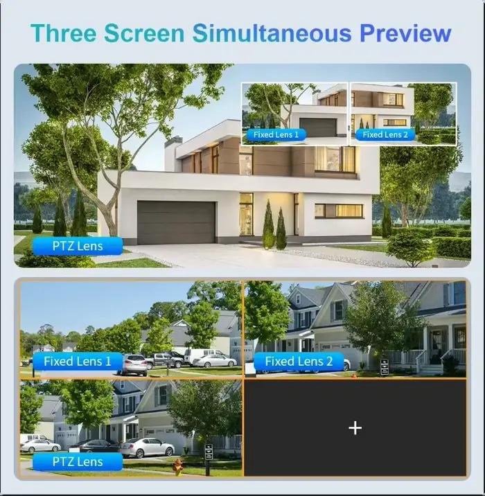 Caméra WiFi IPC360 Home 8K 16MP avec zoom optique 10X