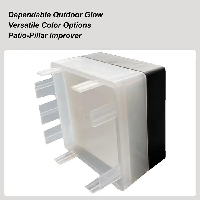 Poteau de clôture lumière solaire moderne sans câblage éclairage