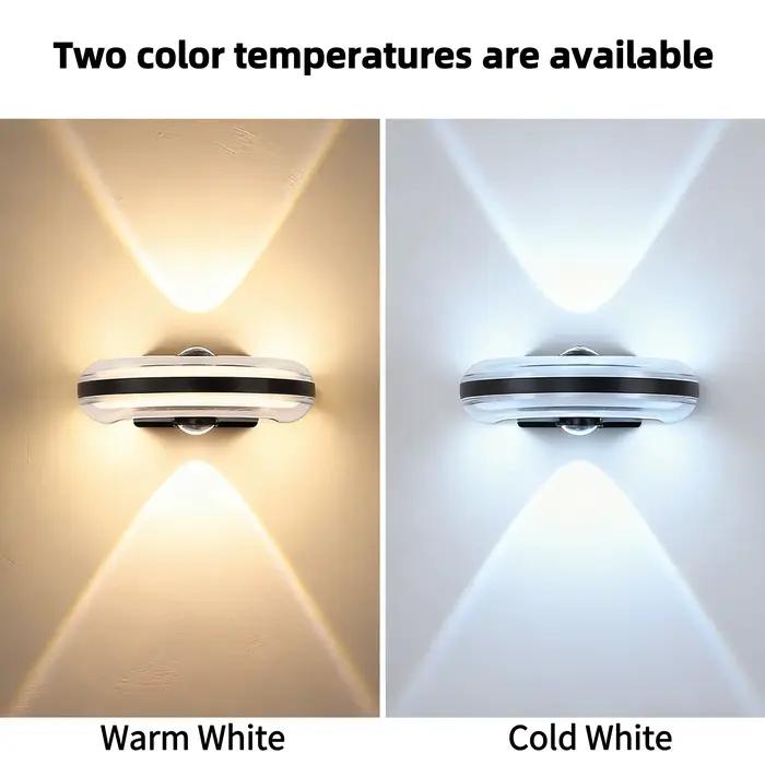 LED applique murale extérieure IP65 étanche en aluminium monté en Surface moderne haut vers le bas