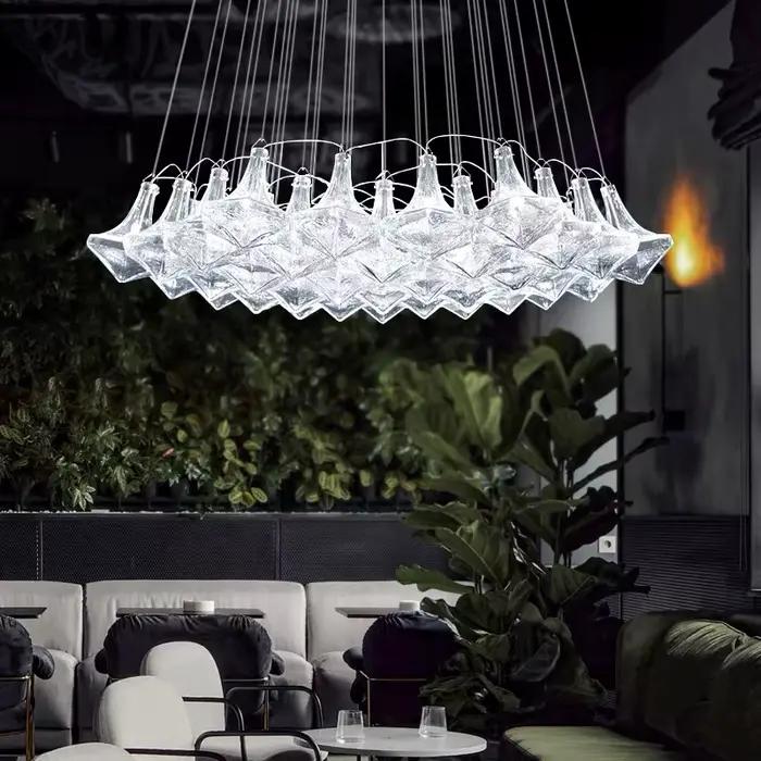 Lustre de plafond moderne italien en nid d'abeille