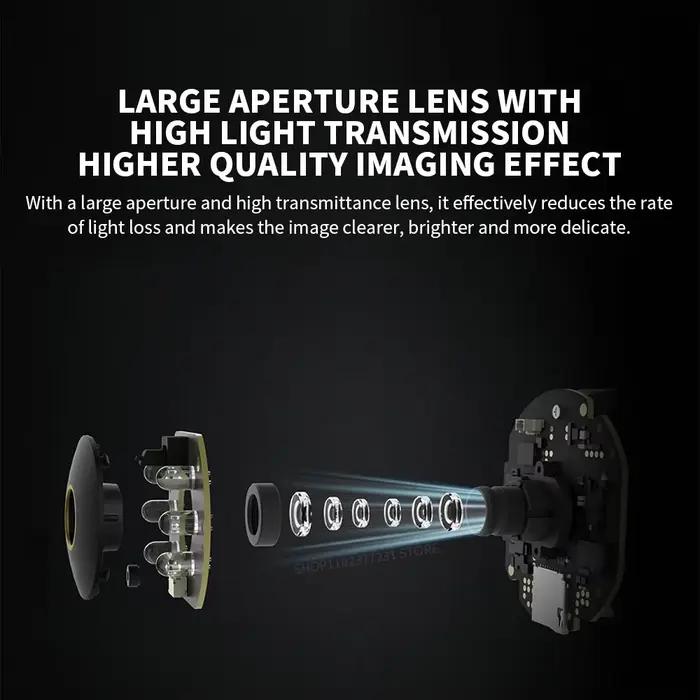 Xiaomi 360 ° Caméra de sécurité domestique intelligente Mi PTZ 2K Webcam 1296P 3 mégapixels AI détection humaine Vision