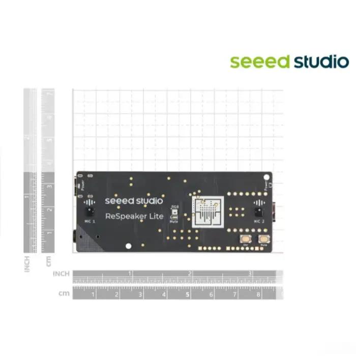 Kit d'assistant vocal ReSpeaker Lite ESPHome Home Assistant avec 2 micros pré-soudés XIAO ESP32S3