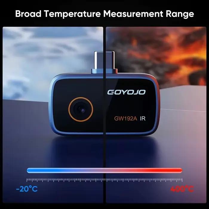 Caméra thermique GOYOJO GW192A pour iPhone et téléphone Android
