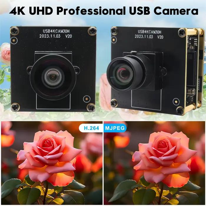 Module de caméra ELP 4K haute vitesse 60fps 3840x2160 grand Angle sans Diteur