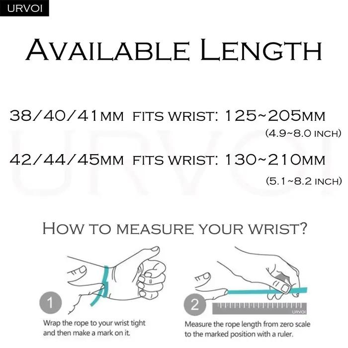 URVOI bracelet tour unique pour Apple Watch ultra 2 série 9 8 7 6 SE54