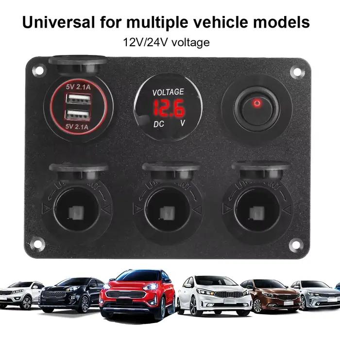 Panneau de prise 24V 12V