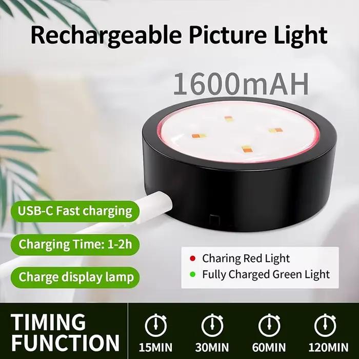 Lampes photo pour mur, 3 couleurs