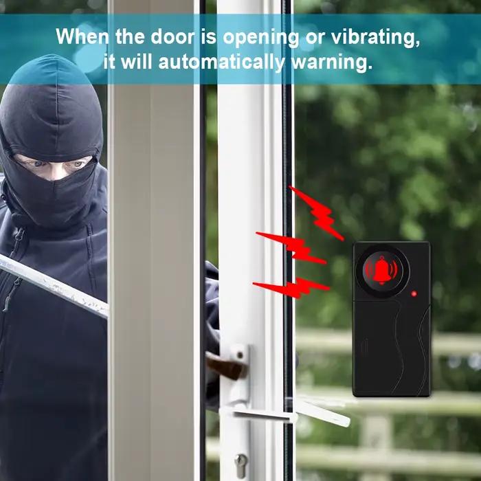 Capteur de vibrations de porte fenêtre sans fil