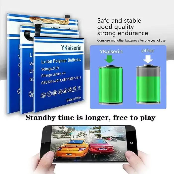 Batterie de remplacement fiable pour caméra A-4A 5300Mah