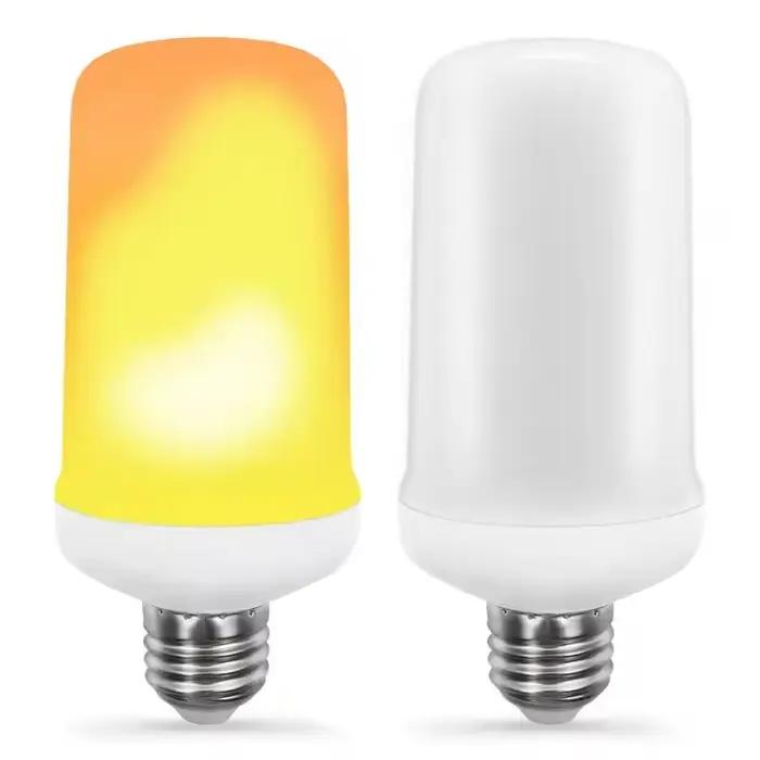 E27 E14 LED lumière à effet de flamme dynamique 12W ampoules mode Multiple lampe de maïs créative