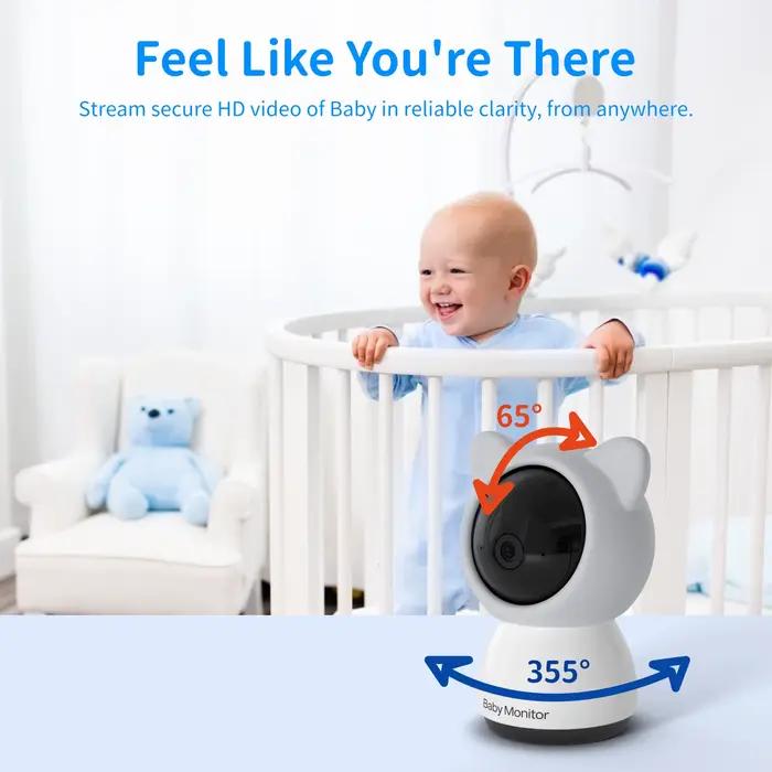 Moniteur bébé sans fil avec caméra pour touristes