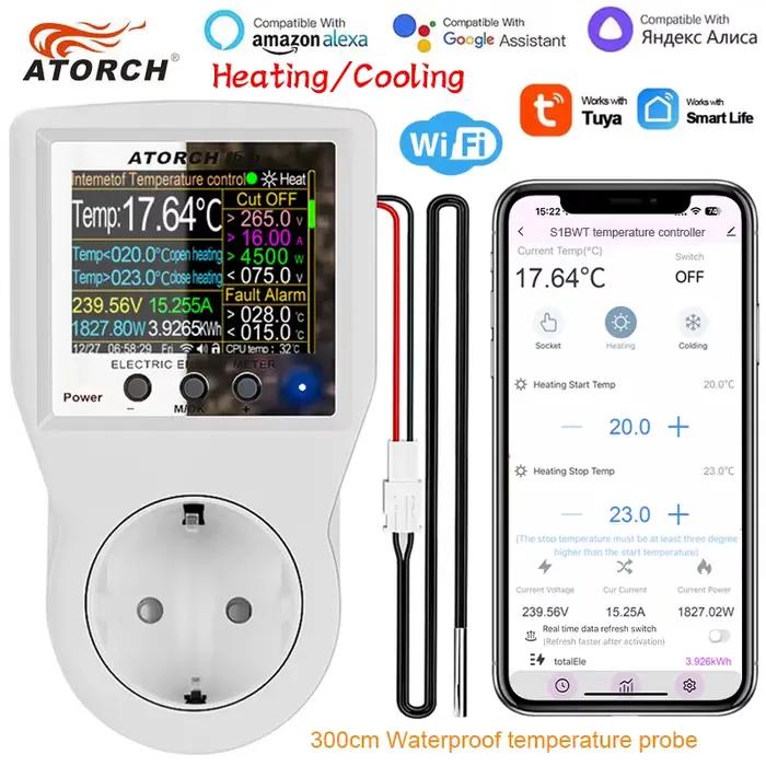 Prise de Thermostat intelligente WIFI Tuya 16A