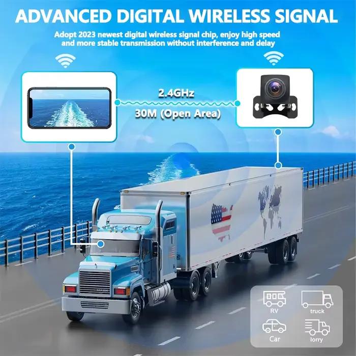 Caméra de recul de voiture WiFi sans fil