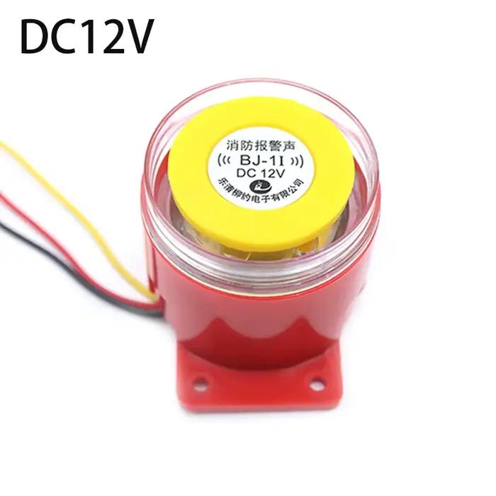 Sirène d'alarme industrielle à fort niveau de bruit BJ-1I 12V/24V/220V Buzzeur intégré pour système d'avertissement d'urgence de sauvetage incendie