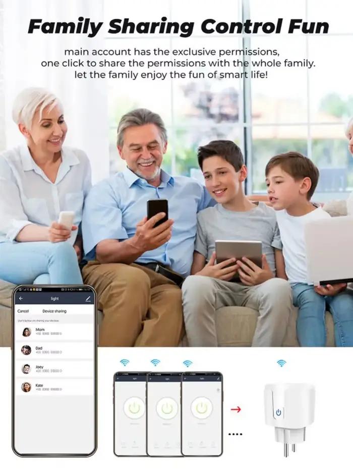 Tuya Zigbee-Prise intelligente EU avec surveillance de l'alimentation
