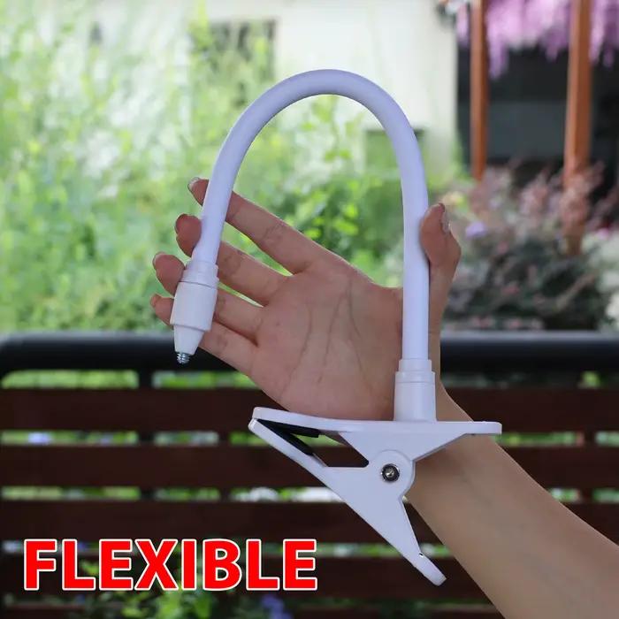 Support de caméra flexible et pliable pour moniteur de bébé et webcam à clipser facilement pour une maison sécurisée et moderne