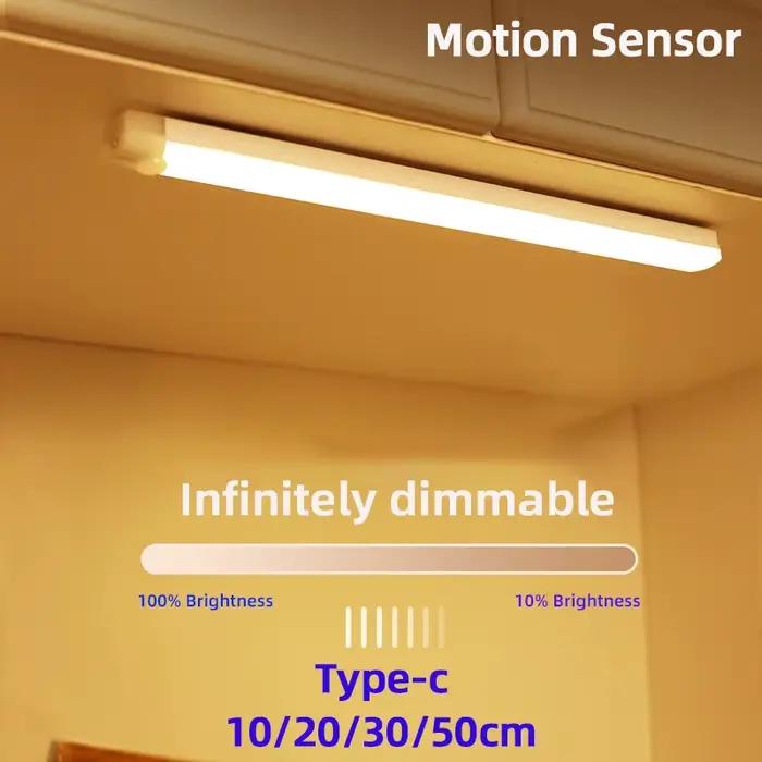 Lampe à détecteur de mouvement veilleuse LED sans fil USB Type C